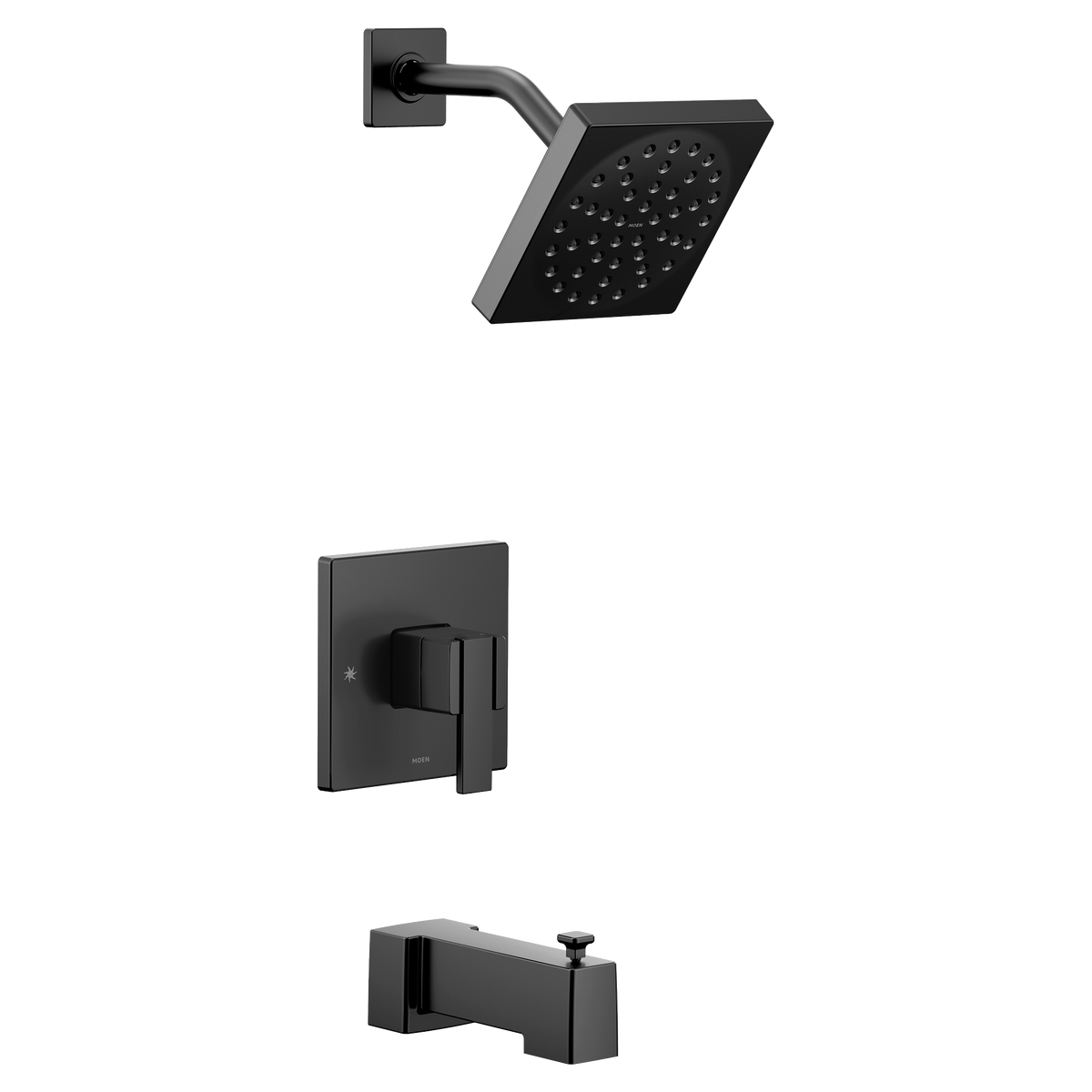 Moen 90 Degree M-CORE 3-Series Tub/Shower UTS3713 in Matte Black (UTS3713BL)