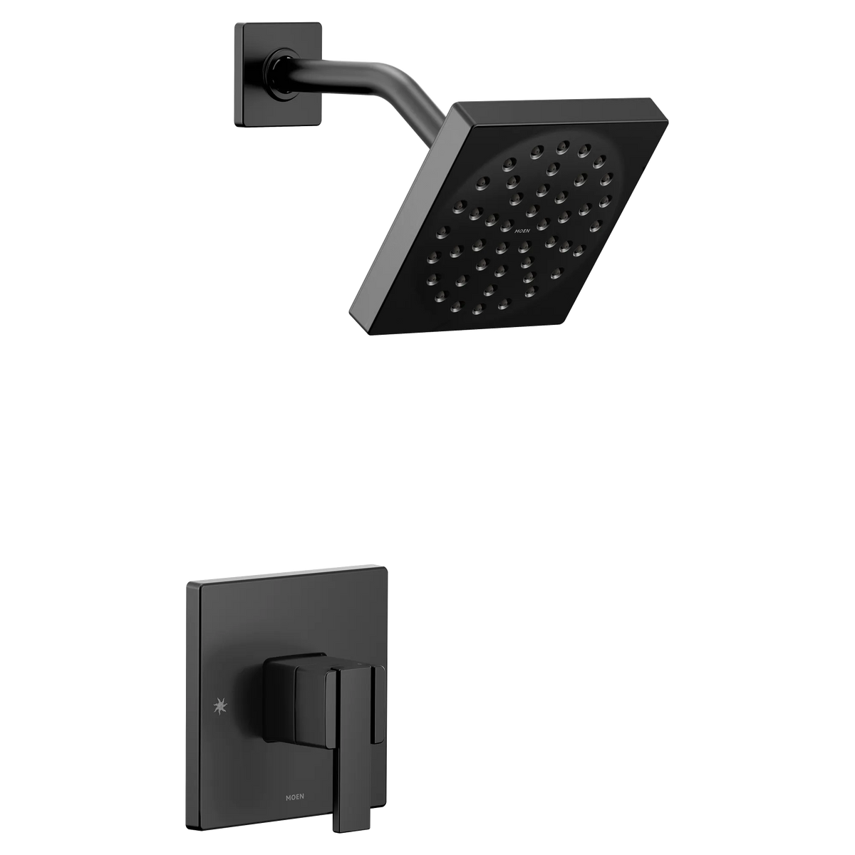 Moen 90 Degree M-CORE 3-Series Shower Only UTS3715 in Matte Black (UTS3715BL) - view 2