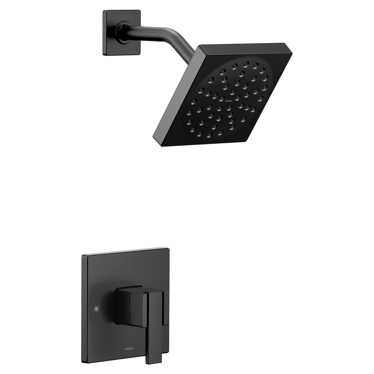 Moen 90 Degree M-CORE 3-Series Shower Only UTS3715EP in Matte Black (UTS3715EPBL)
