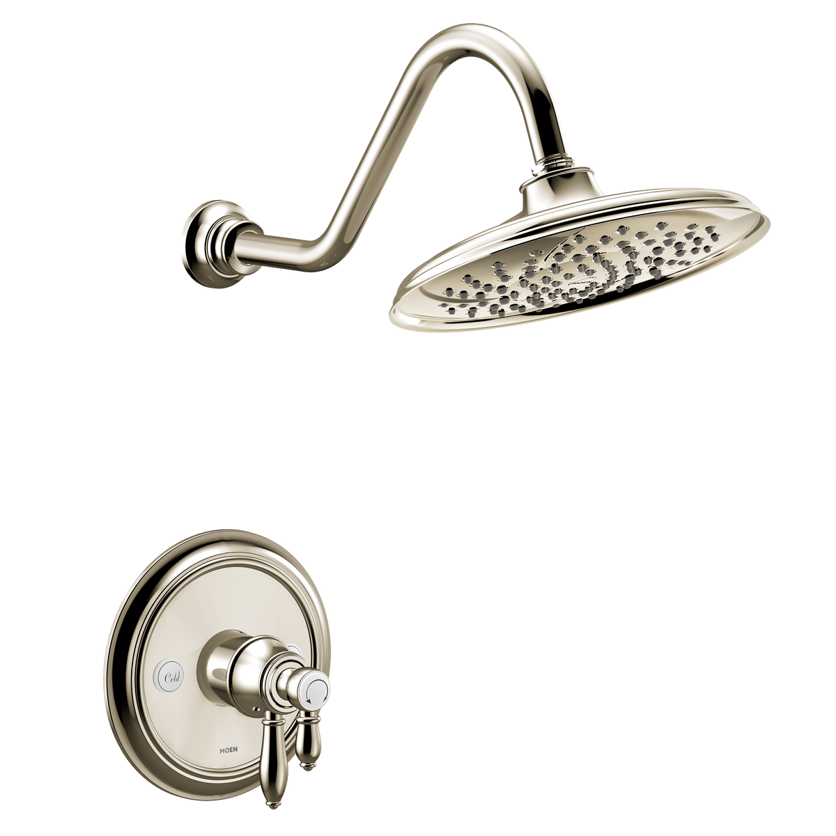 Moen Weymouth M-CORE 4-Series Shower Only UTS43102EP in Polished Nickel (UTS43102EPNL)