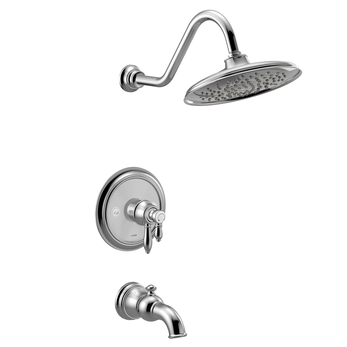 Moen Weymouth M-CORE 4-Series Tub/Shower UTS43103EP in Chrome (UTS43103EP)