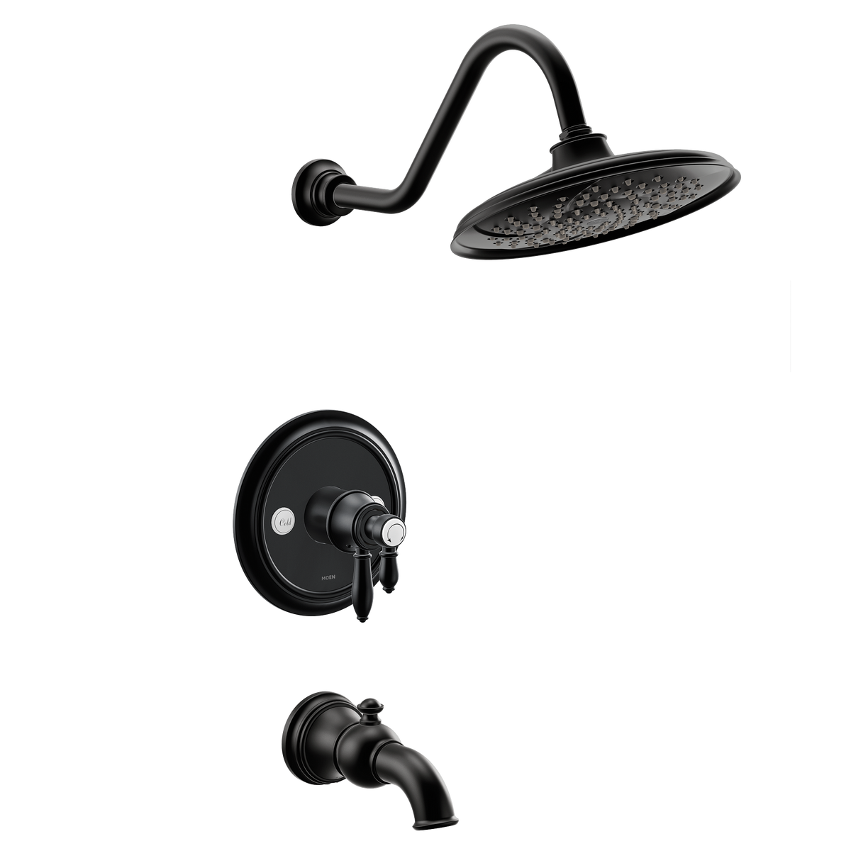 Moen Weymouth M-CORE 4-Series Tub/Shower UTS43103EP in Matte Black (UTS43103EPBL)