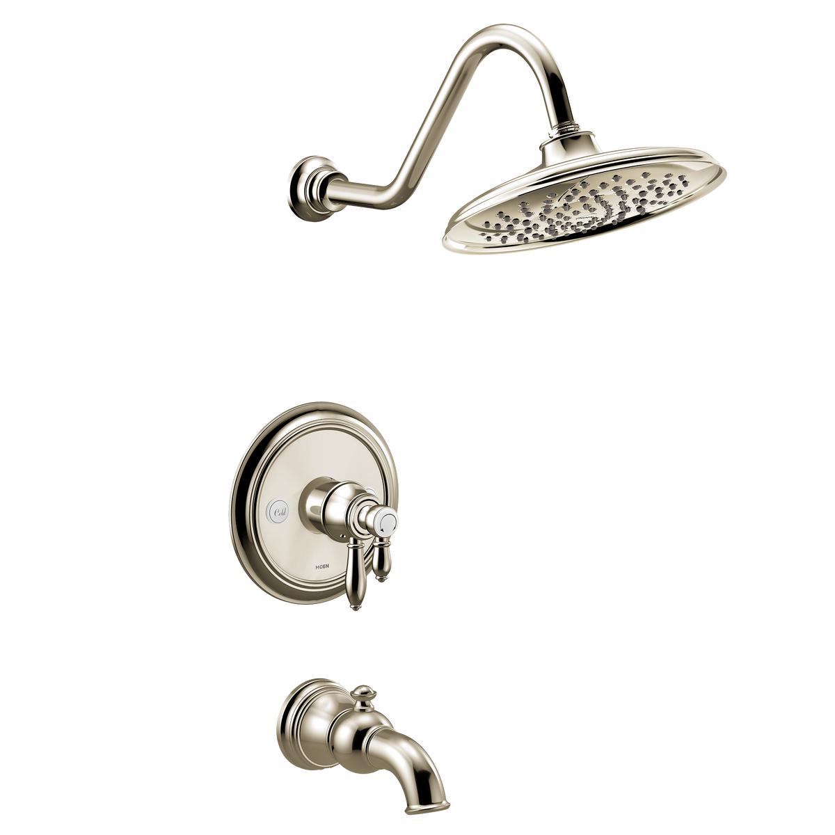 Moen Weymouth M-CORE 4-Series Tub/Shower UTS43103EP in Polished Nickel (UTS43103EPNL)