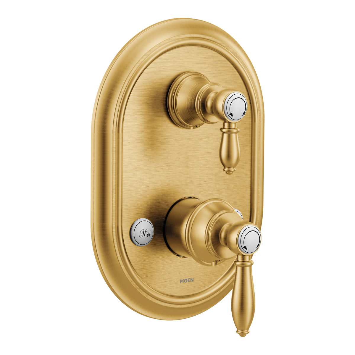 Moen Weymouth M-CORE 3-Series with Integrated Transfer Valve Trim UTS4311 in Brushed Gold (UTS4311BG)