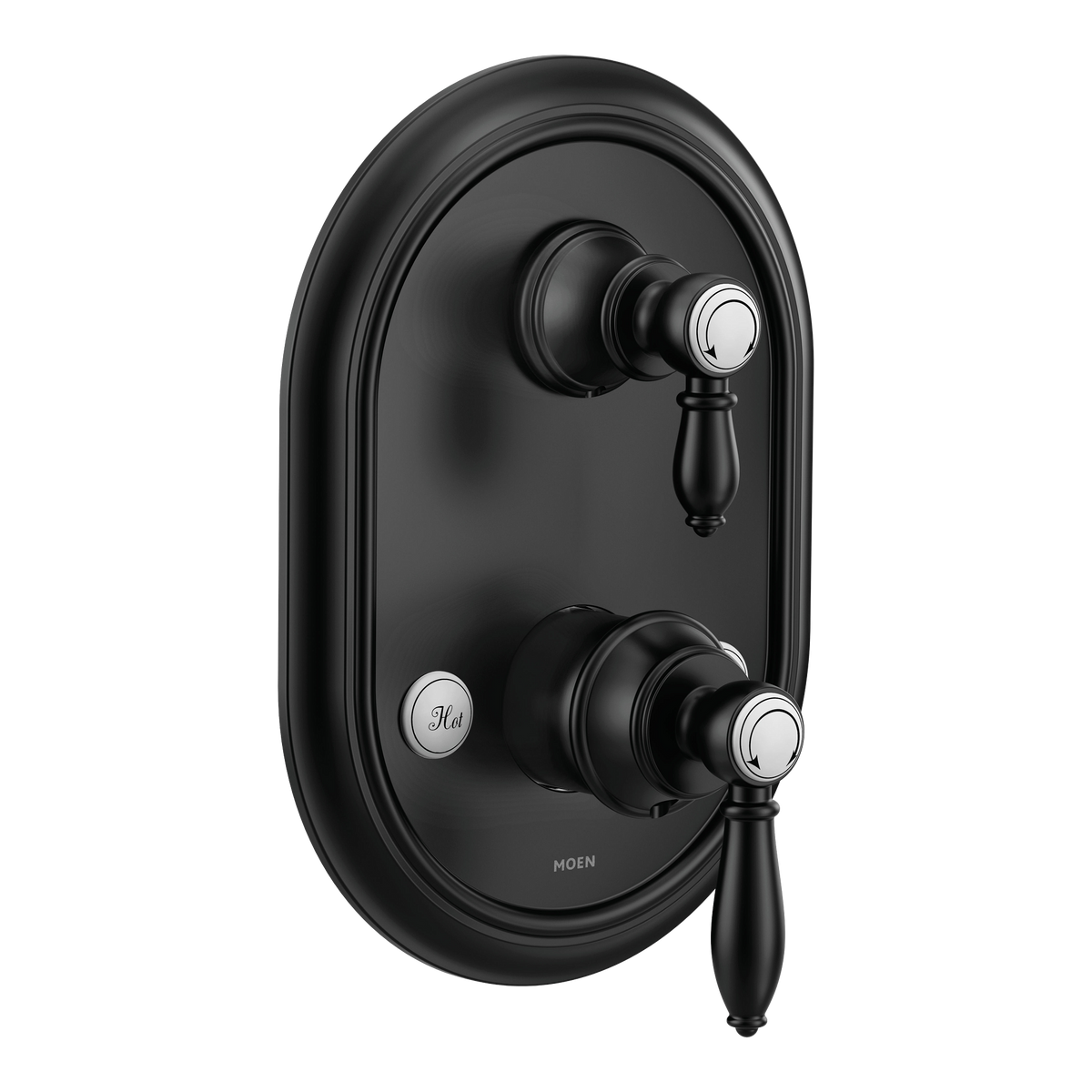 Moen Weymouth M-CORE 3-Series with Integrated Transfer Valve Trim UTS4311 in Matte Black (UTS4311BL)