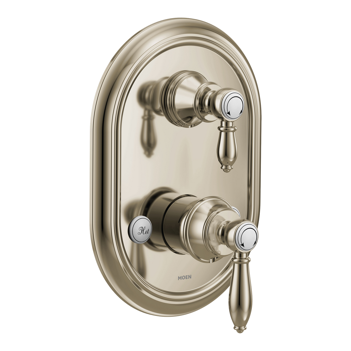 Moen Weymouth M-CORE 3-Series with Integrated Transfer Valve Trim UTS4311 in Polished Nickel (UTS4311NL)