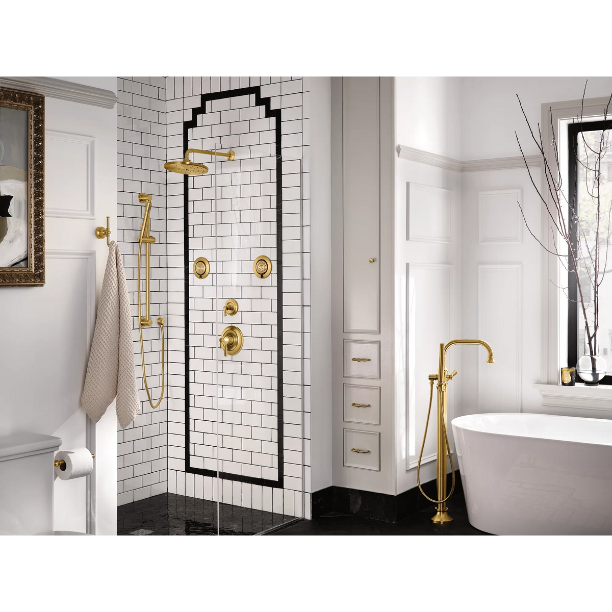 Moen Colinet M-CORE 4-Series Eco-Performance Shower Only UTS444302EP in Brushed Gold (UTS444302EPBG) - view 2
