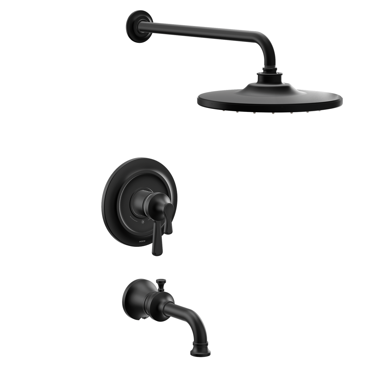 Moen Colinet M-CORE 4-Series Eco-Performance Tub/Shower UTS444303EP in Matte Black (UTS444303EPBL)
