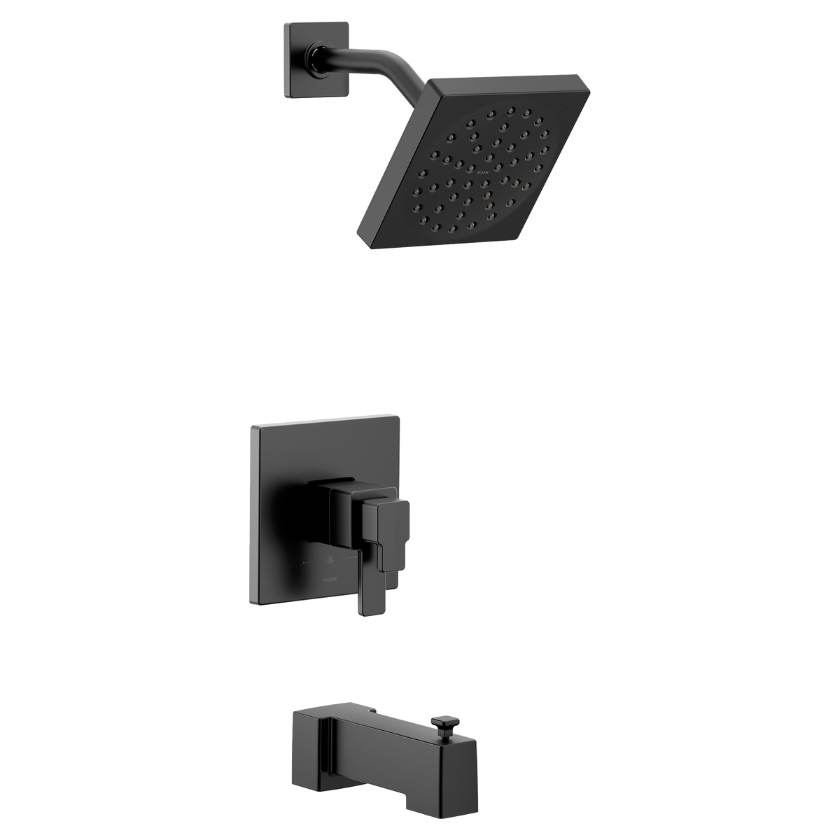 Moen 90 Degree M-CORE 4-Series Tub/Shower UTS4713EP in Matte Black (UTS4713EPBL)