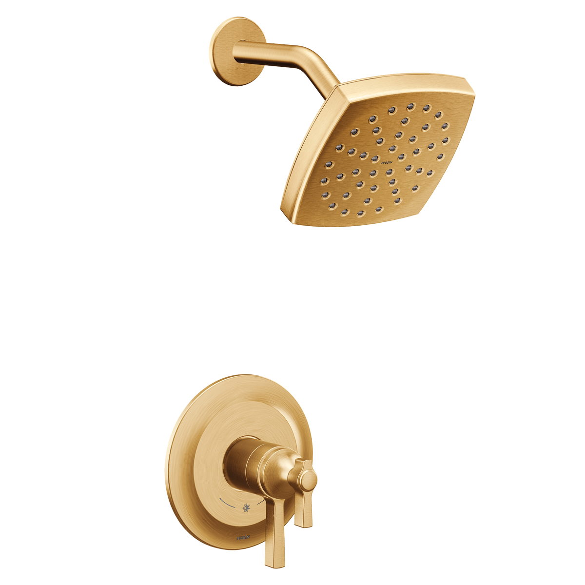 Moen Flara M-CORE 4-Series Eco-Performance Shower Only UTS4912EP in Brushed Gold (UTS4912EPBG)