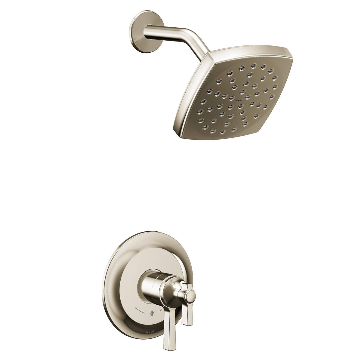 Moen Flara M-CORE 4-Series Eco-Performance Shower Only UTS4912EP in Polished Nickel (UTS4912EPNL)