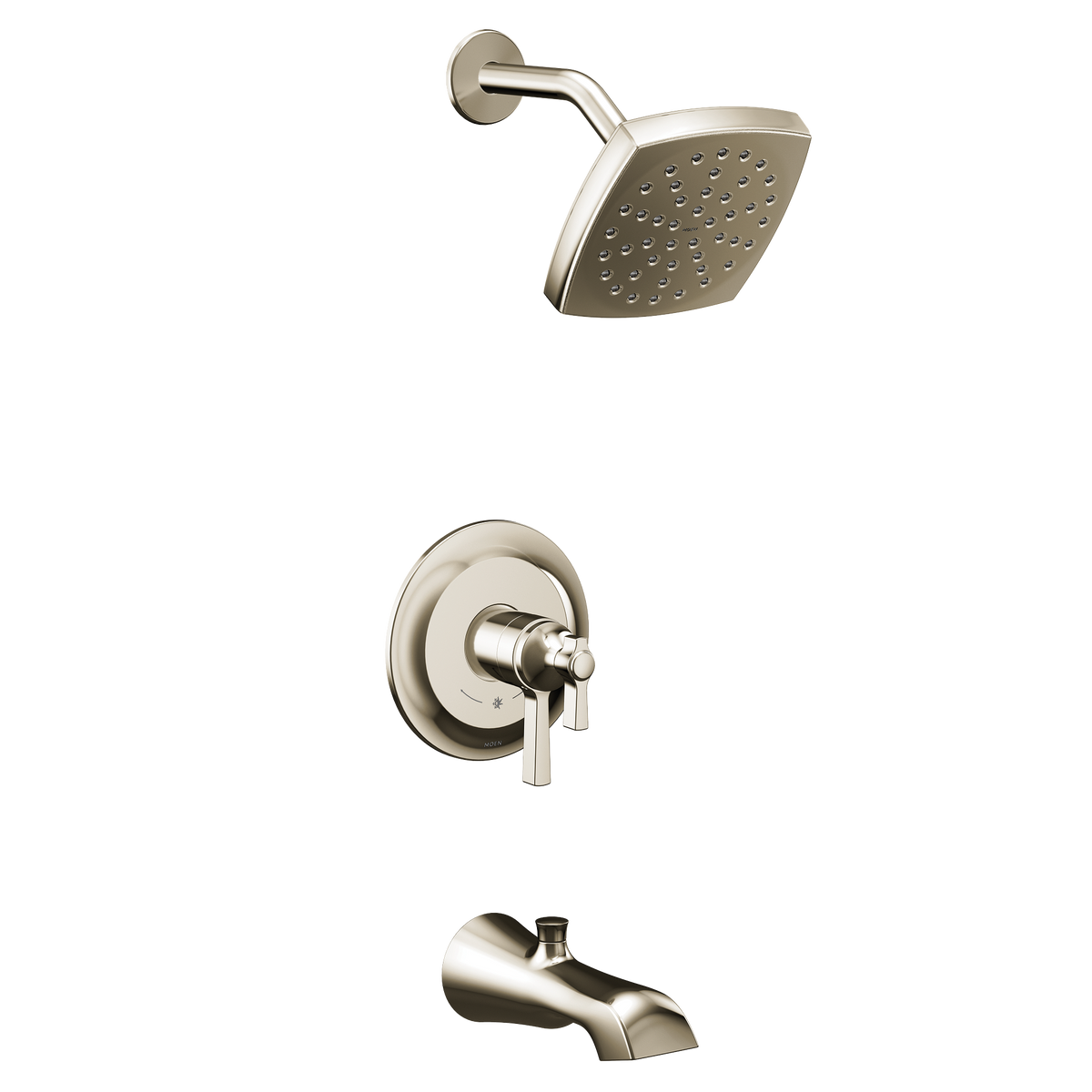 Moen Flara M-CORE 4-Series Eco-Performance Tub/Shower UTS4913EP in Polished Nickel (UTS4913EPNL)