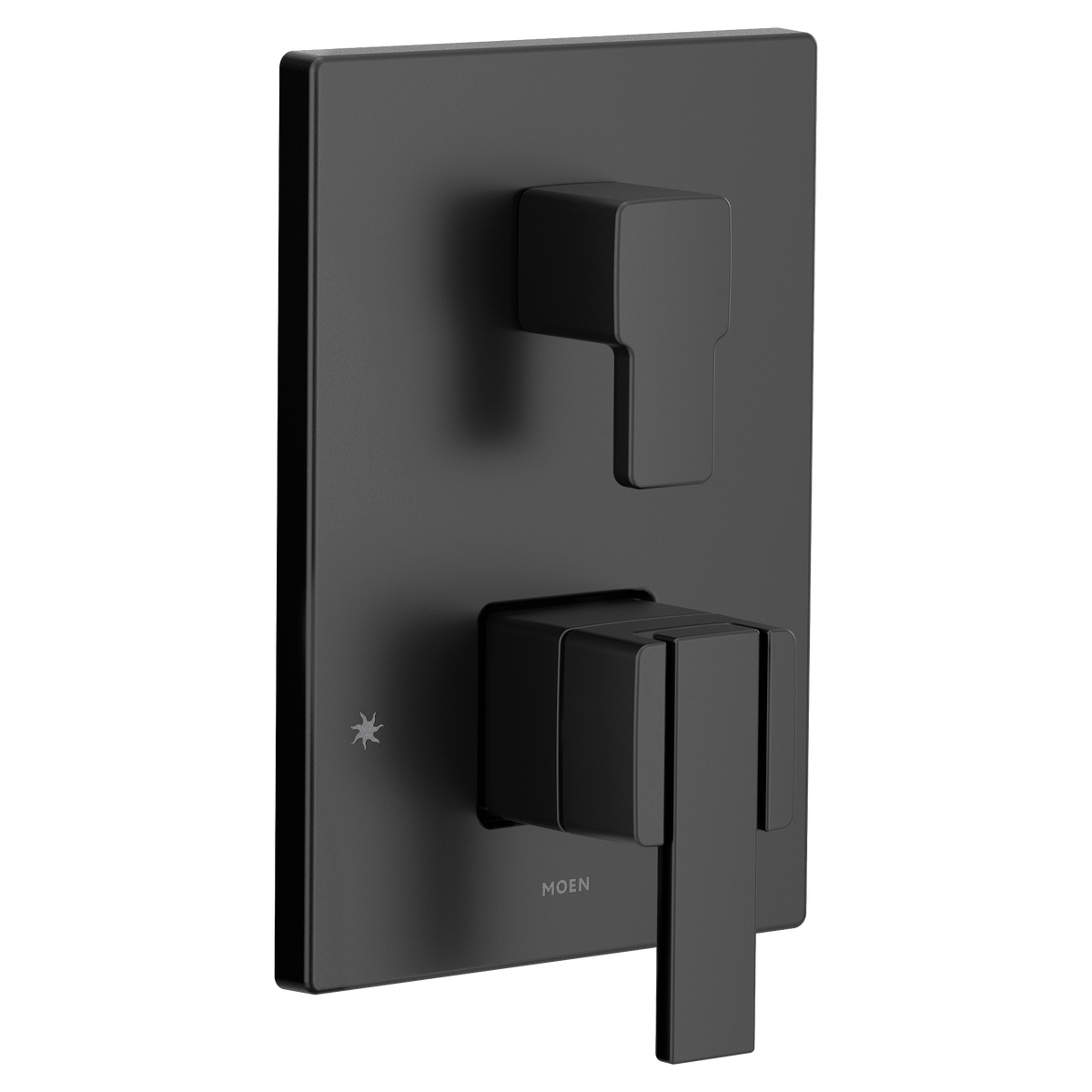 Moen 90 Degree M-CORE 3-Series with Integrated Transfer Valve Trim UTS9011 in Matte Black (UTS9011BL)