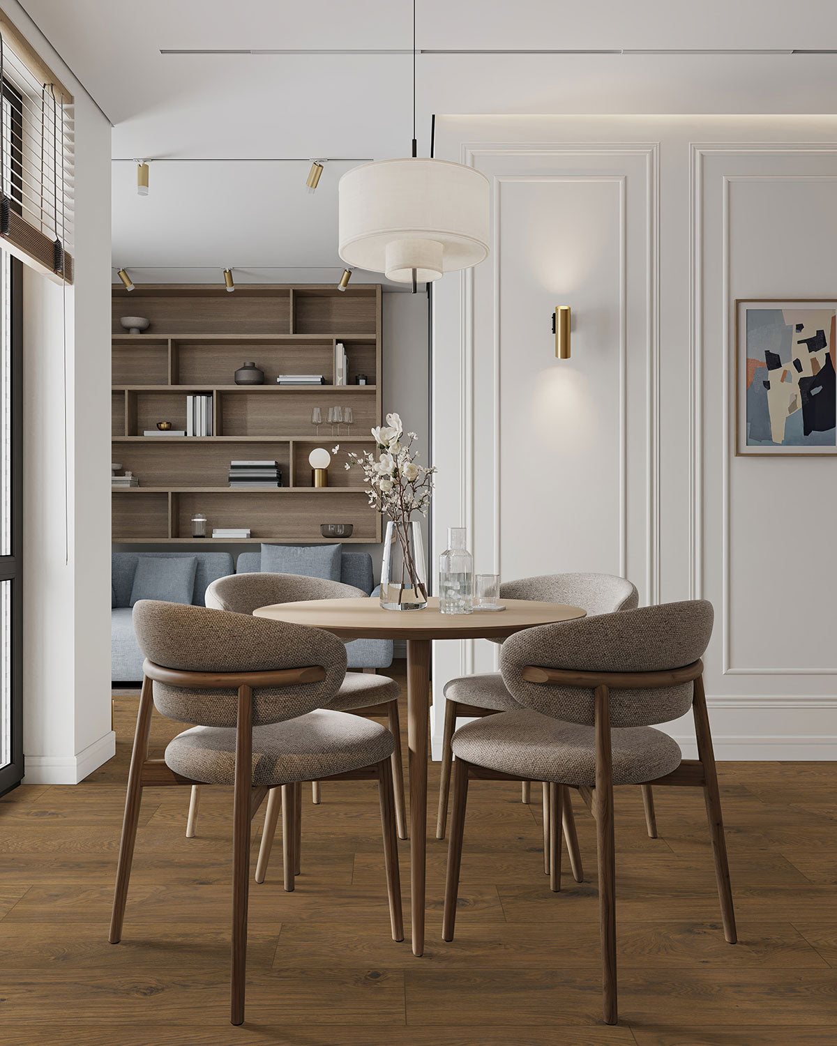 MSI Valgrande Clayborne 10 x 62 Matte Porcelain tile (NVALCLA1062-3D) – MSI room scene (living room)