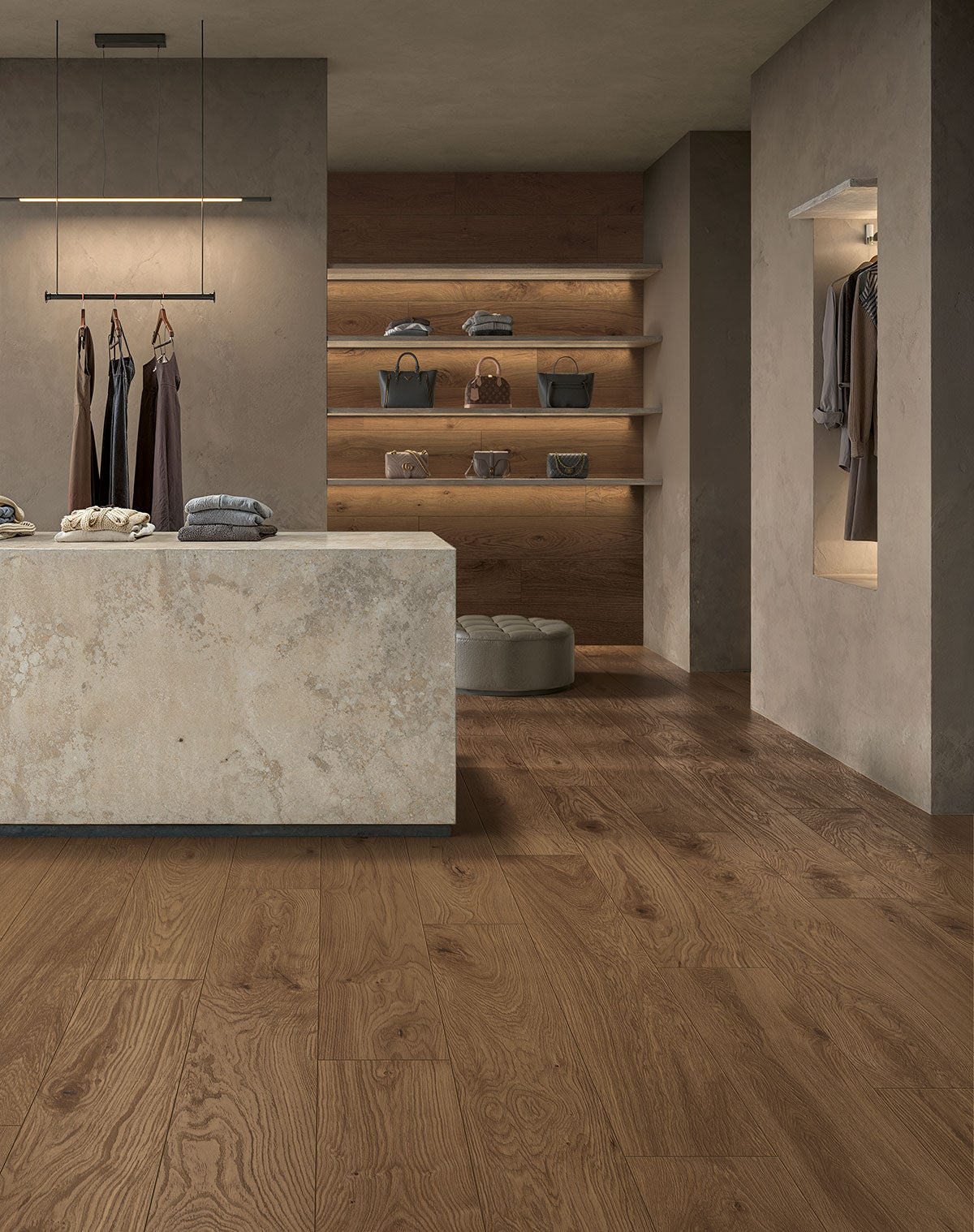 MSI Valgrande Clayborne 10 x 62 Matte Porcelain tile (NVALCLA1062-3D) – MSI room scene
