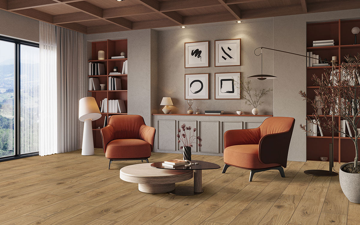 MSI Valgrande Sequoia 10 x 62 Matte Porcelain tile (NVALSEQ1062-3D) – MSI room scene (living room)