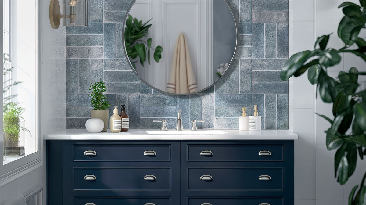 MSI Village Tildes 4 x 12 Matte Ceramic tile (NWGVILTIL4X12) – MSI room scene (bathroom)