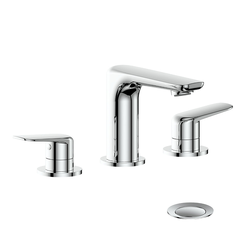 Vogt Antau 8" C.C. Lavatory Faucet with Pop-up Drain - Chrome