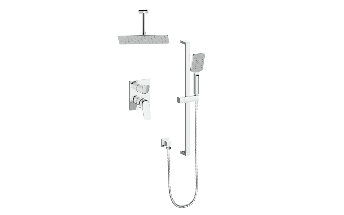 Vogt Antau Trim for 2-Way PB Shower Kit with 6" Ceiling Arm - Chrome