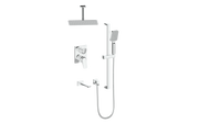 Vogt Antau Trim for 3-Way PB Shower Kit with 6" Ceiling Arm - Chrome