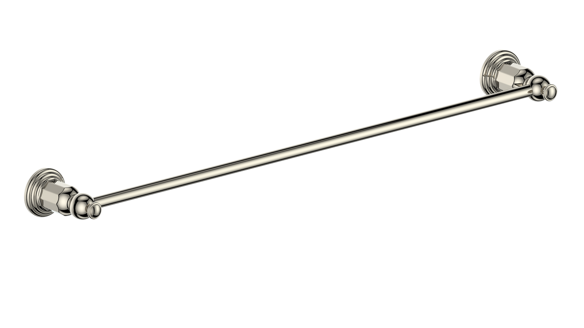 Vogt Carinthia 24" Towel Bar - Polished Nickel