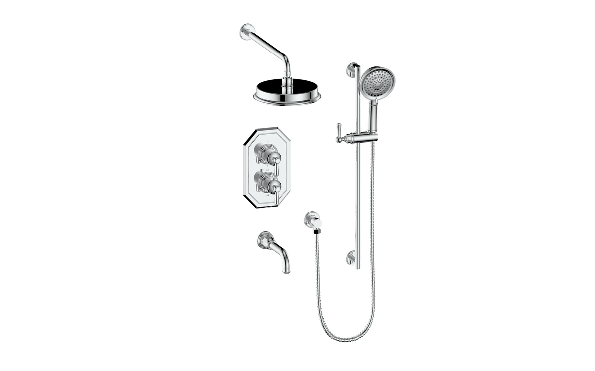 Vogt Carinthia 3-Way TH Shower Kit - Lever Handle (C1) / Chrome