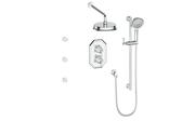 Vogt Carinthia 3-Way TH Shower Kit with Body Jets - Lever Handle (C1) / Chrome