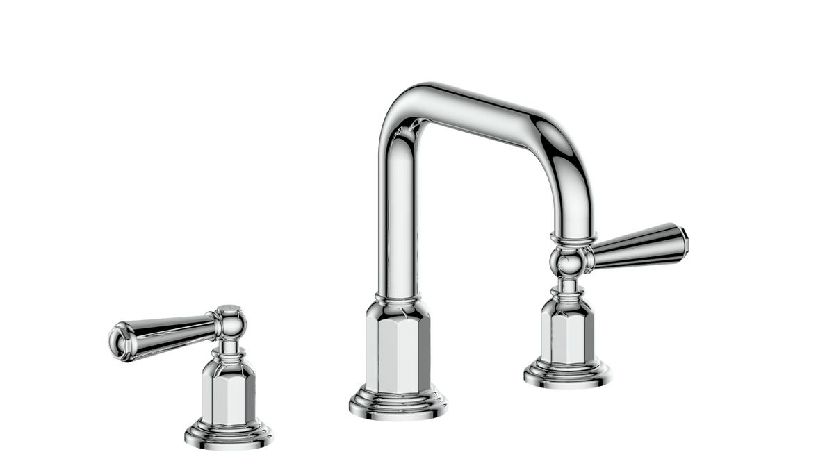 Vogt Carinthia 8" C.C. Lavatory Faucet with Pop-up Drain - Lever Handle (C1) / Chrome
