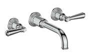 Vogt Carinthia 8" C.C. Wall Mount Lavatory Faucet - Lever Handle (C1) / Chrome