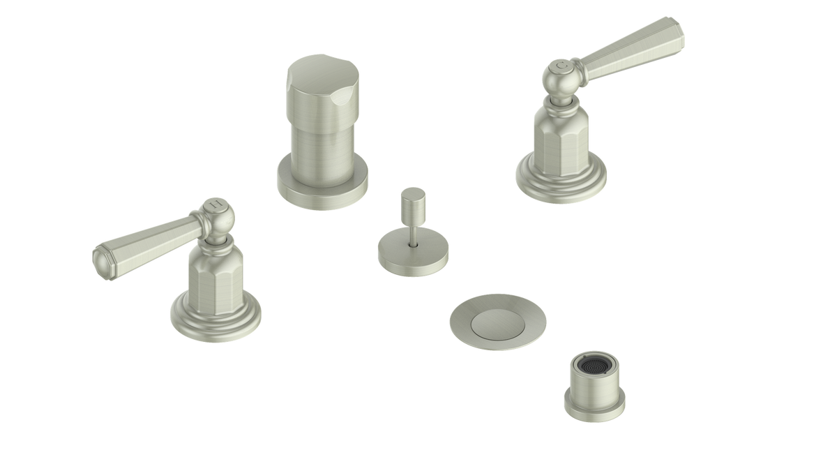 Vogt Carinthia Bidet - Octagonal Handle (C2) / Brushed Nickel
