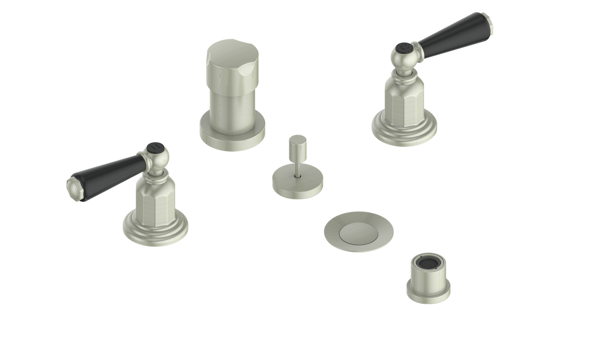 Vogt Carinthia Bidet - Lever Handle (C1) / Brushed Nickel/Matte Black