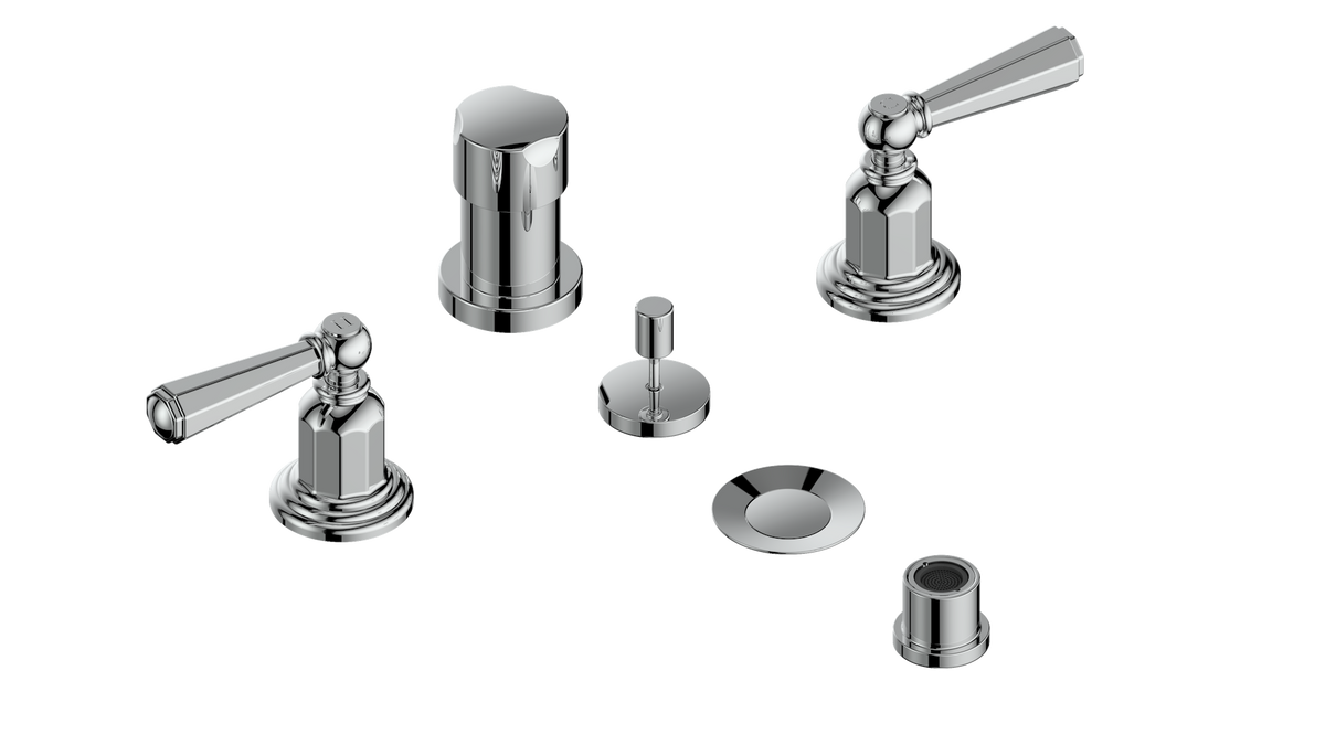 Vogt Carinthia Bidet - Octagonal Handle (C2) / Chrome