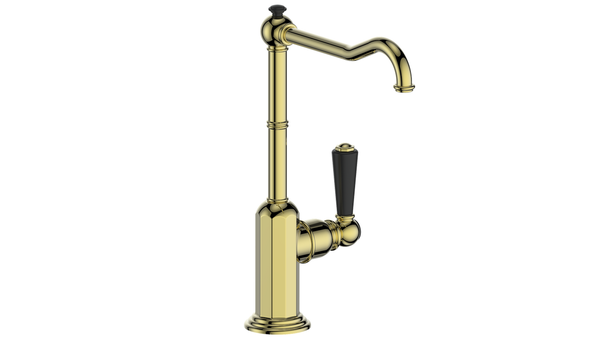 Vogt Carinthia Faucet for Water Filtration System - Lever Handle (C1) / Brushed Gold/Matte Black