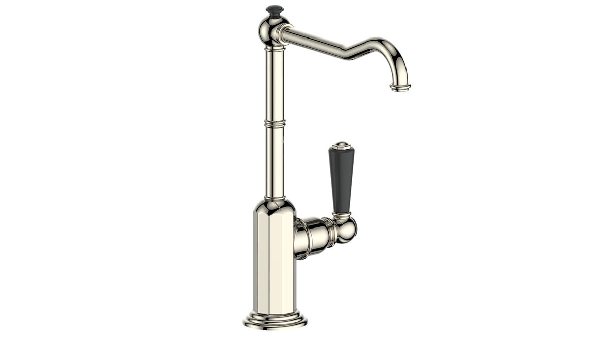 Vogt Carinthia Faucet for Water Filtration System - Lever Handle (C1) / Polished Nickel/Matte Black