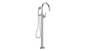 Vogt Carinthia Floor Mount Tub Filler - Lever Handle (C1) / Chrome