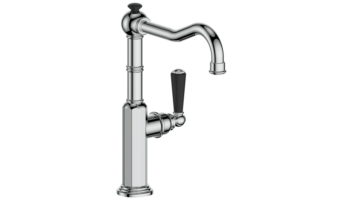 Vogt Carinthia Kitchen/ Bar/ Prep Faucet - Lever Handle (C1) / Chrome/Matte Black