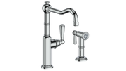 Vogt Carinthia Kitchen Faucet with Side Spray - Lever Handle (C1) / Chrome