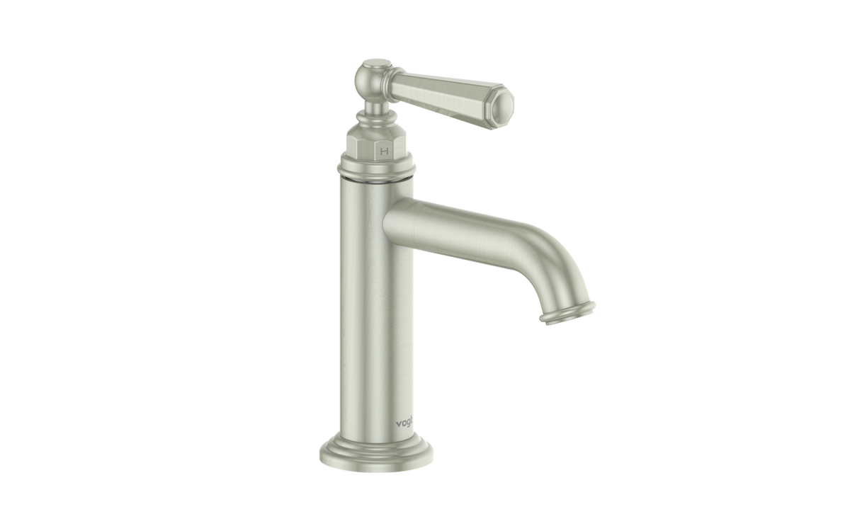 Vogt Carinthia Lavatory Faucet with Pop-up Drain - Octagonal Handle (C2) / Brushed Nickel