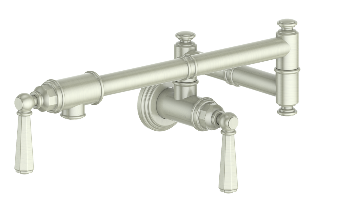 Vogt Carinthia Pot Filler - Octagonal Handle (C2) / Brushed Nickel