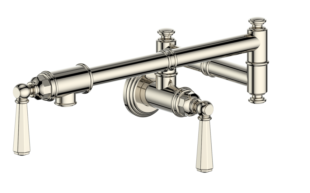 Vogt Carinthia Pot Filler - Octagonal Handle (C2) / Polished Nickel