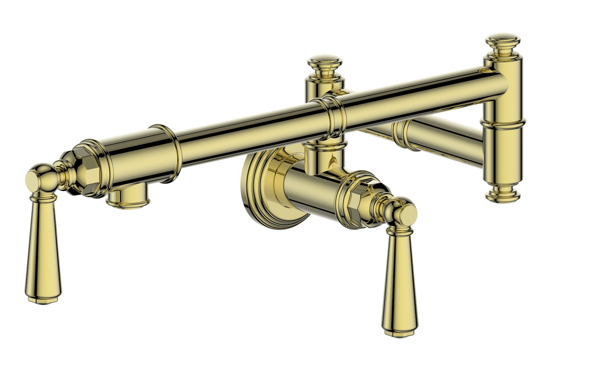 Vogt Carinthia Pot Filler - Lever Handle (C1) / Brushed Gold