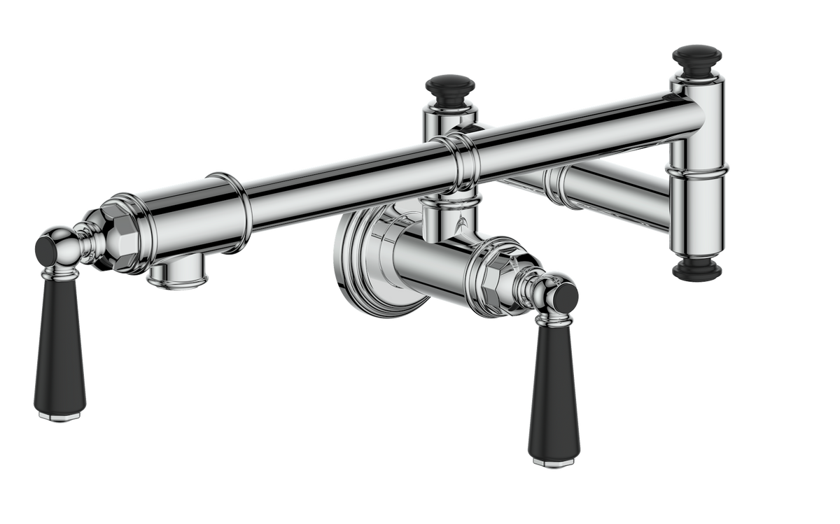 Vogt Carinthia Pot Filler - Lever Handle (C1) / Chrome/Matte Black