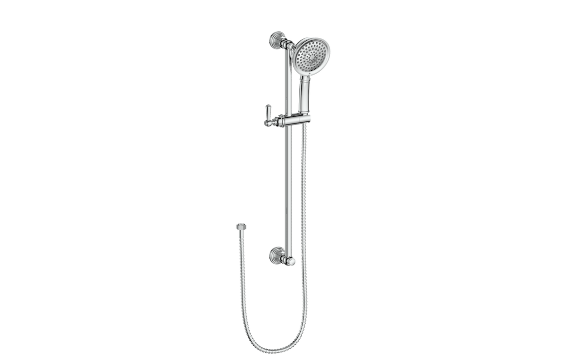 Vogt Carinthia Sliding Shower Bar with Hand Shower - Chrome