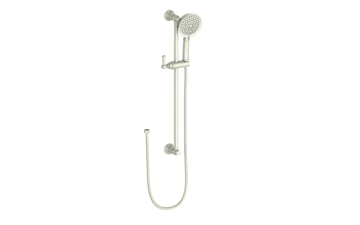 Vogt Carinthia Sliding Shower Bar with Hand Shower - Brushed Nickel