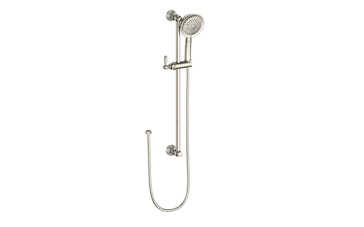 Vogt Carinthia Sliding Shower Bar with Hand Shower - Polished Nickel