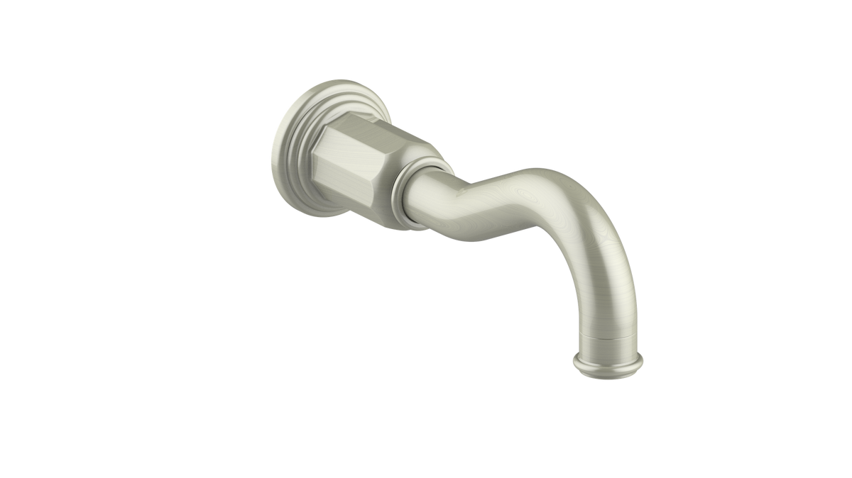 Vogt Carinthia Traditional Tub Spout - Brushed Nickel