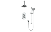 Vogt Carinthia Trim for 2-Way TH Shower Kit with 6" Ceiling Arm - Lever Handle (C1) / Chrome