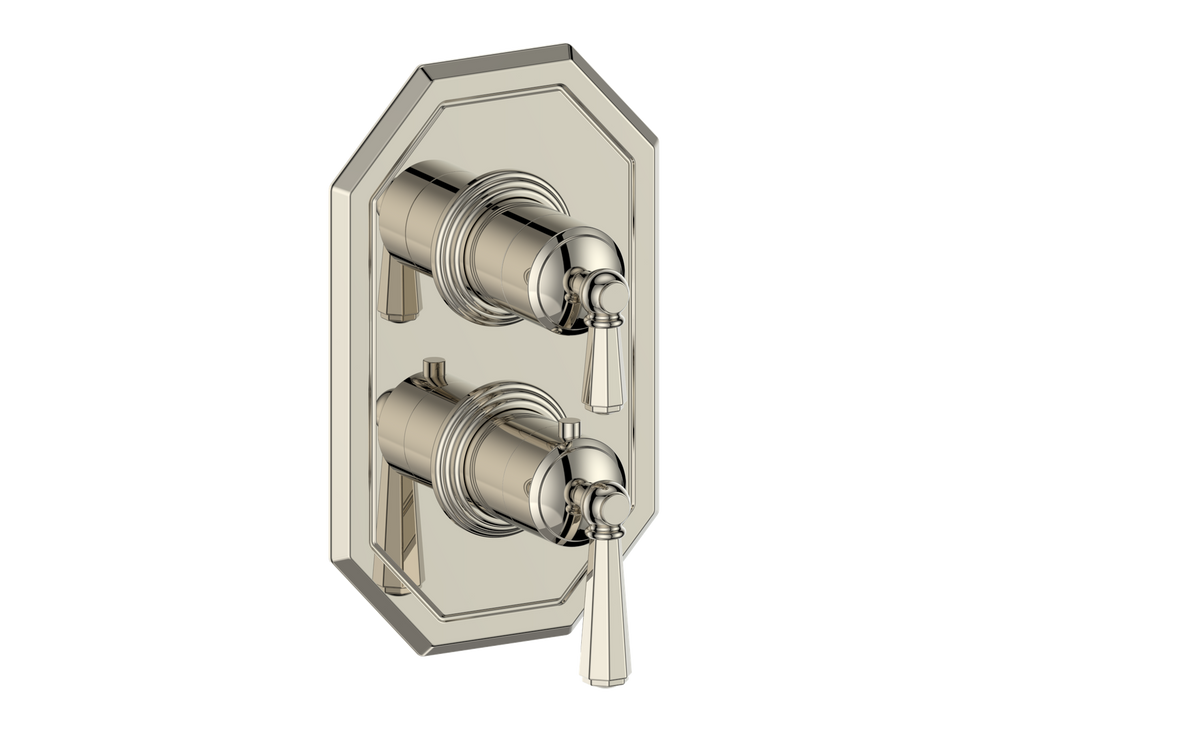 Vogt Carinthia Trim for 2-Way TH Valve - Octagonal Handle (C2) / Polished Nickel