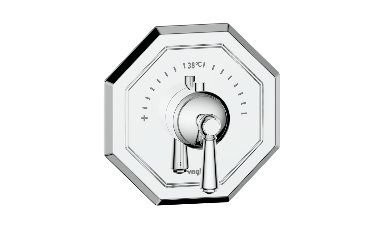 Vogt Carinthia Trim for 3/4" High-Flow TH Valve - Lever Handle (C1) / Chrome