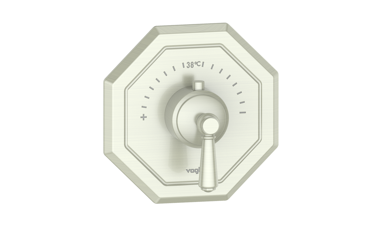 Vogt Carinthia Trim for 3/4" High-Flow TH Valve - Lever Handle (C1) / Brushed Nickel